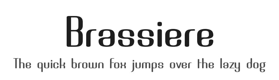 Brassiere by Apostrophic Labs — Sans Serif Font