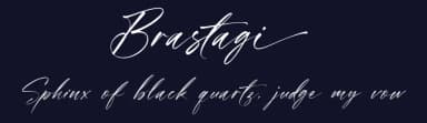Brastagi by Lunas Type — Script Handwritten Font — thumbnail 2