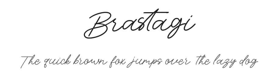 Brastagi by Ribeth Studio — Script Handwritten Font
