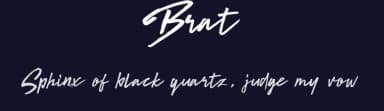 Brat by Khurasan — Script Handwritten Font — thumbnail 2