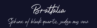 Brattalia by Typefar — Script Handwritten Font — thumbnail 2