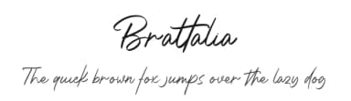 Brattalia by Typefar — Script Handwritten Font — thumbnail 1