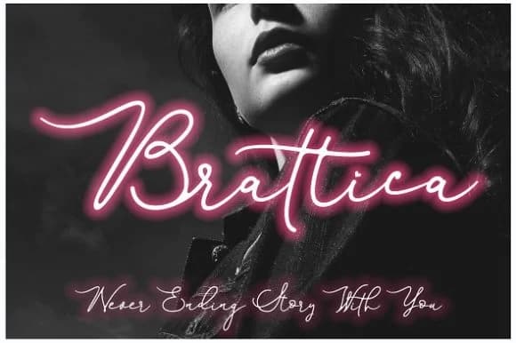 Brattica Script Font by aldedesign — Script Handwritten Font