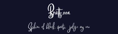 Brattsoon by Vunira Design — Script Handwritten Font — thumbnail 2