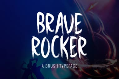 Brave Rocker Font by Contour Fonts — Script Handwritten Font — thumbnail 1