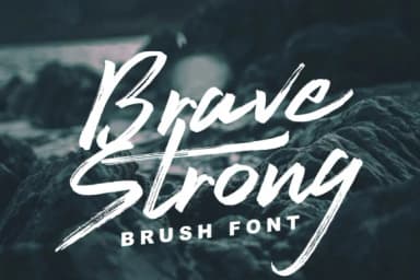 Brave Strong Font by Lettersiro Co. — Script Handwritten Font — thumbnail 1