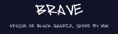 Brave by Ernesto Urias Espinoza — Script Handwritten Font — thumbnail 2