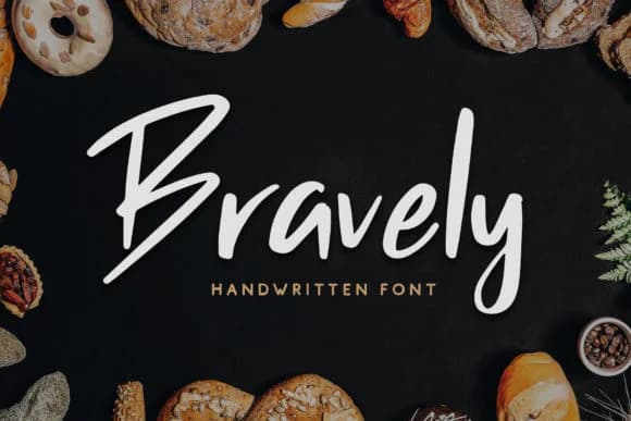 Bravely Font by craftsupplyco — Script Handwritten Font