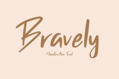 Bravely Font by craftsupplyco — Script Handwritten Font — thumbnail 2