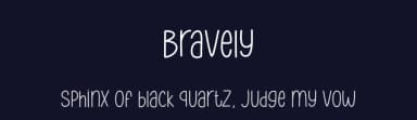 Bravely by Graphix Line Studio — Script Handwritten Font — thumbnail 2