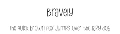 Bravely by Graphix Line Studio — Script Handwritten Font — thumbnail 1