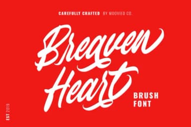 Bravenheart Font by TempCraft — Script Handwritten Font — thumbnail 1