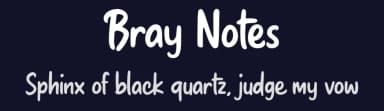 Bray Notes by Brithos Type — Script Handwritten Font — thumbnail 2