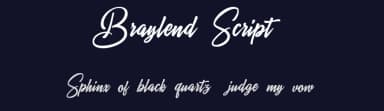 Braylend Script by Tebaltipis Studio — Script Handwritten Font — thumbnail 2