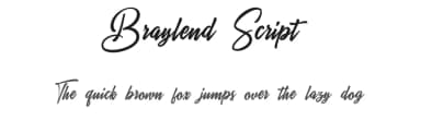 Braylend Script by Tebaltipis Studio — Script Handwritten Font — thumbnail 1