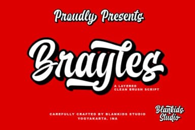 Brayles Font by Blankids Studio — Script Handwritten Font — thumbnail 1