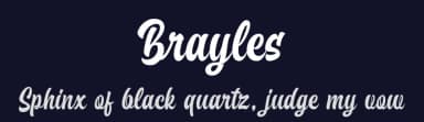 Brayles by Blankids — Script Handwritten Font — thumbnail 2