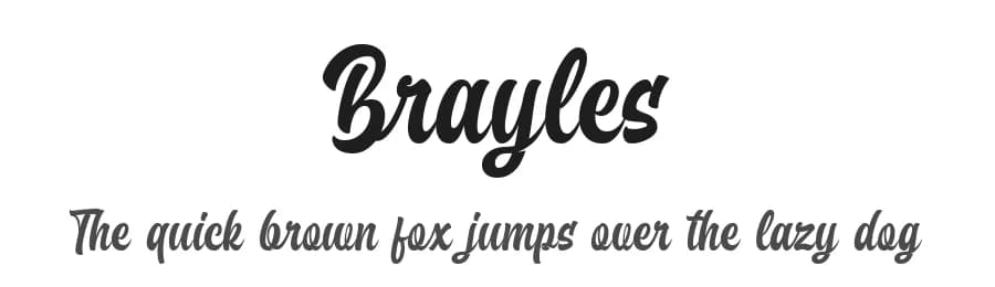 Brayles by Blankids — Script Handwritten Font
