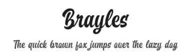 Brayles by Blankids — Script Handwritten Font — thumbnail 1
