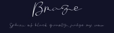 Braze by DawnCreative.id — Script Handwritten Font — thumbnail 2