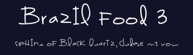 Brazil Food 3 by Des Gomez — Script Handwritten Font — thumbnail 2