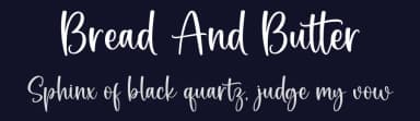 Bread And Butter by Graphix Line Studio — Script Handwritten Font — thumbnail 2