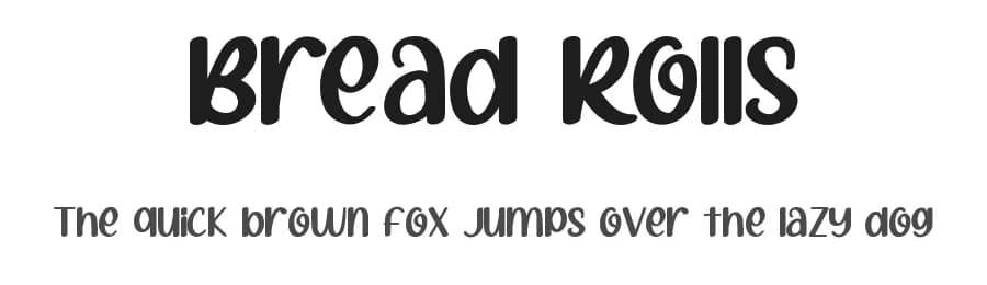 Bread Rolls by NihStudio — Script Handwritten Font