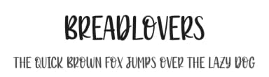 Breadlovers by Variatype — Script Handwritten Font — thumbnail 1