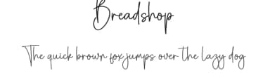 Breadshop by Scratchones — Script Handwritten Font — thumbnail 1