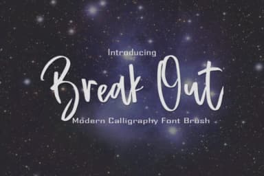 Break out Font by faisal_Alfaraby — Script Handwritten Font — thumbnail 1