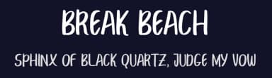 Break Beach by Eldertype Studio — Script Handwritten Font — thumbnail 2