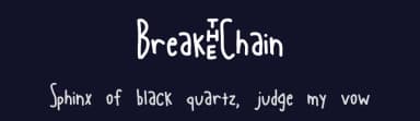 Break-Chain by Geronimo Font Studios — Script Handwritten Font — thumbnail 2