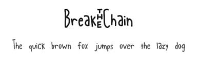 Break-Chain by Geronimo Font Studios — Script Handwritten Font — thumbnail 1