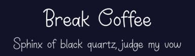 Break Coffee by Erik Studio — Script Handwritten Font — thumbnail 2