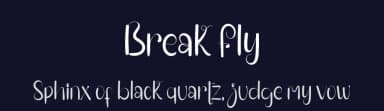 Break Fly by Inermedia Studio — Script Handwritten Font — thumbnail 2
