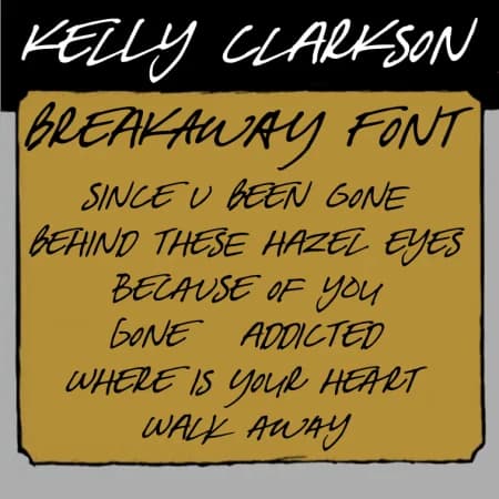 Breakaway Font by Xpeehdroox — Script Handwritten Font