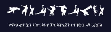 Breakdance by Woodcutter — Dingbats Font — thumbnail 2