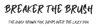 Breaker The Brush by Creatype Studio — Script Handwritten Font — thumbnail 1