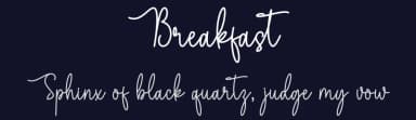 Breakfast by Wahyu Studio — Script Handwritten Font — thumbnail 2