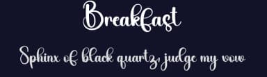 Breakfast by Harlek Studio — Script Handwritten Font — thumbnail 2