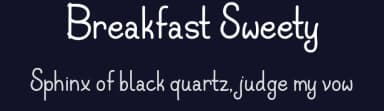 Breakfast Sweety by Wahyudimana — Script Handwritten Font — thumbnail 2