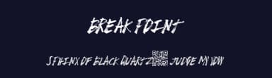 Break Point by Xerographer Fonts — Script Handwritten Font — thumbnail 2