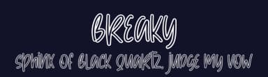 Breaky by Skiiller Studio — Script Handwritten Font — thumbnail 2