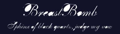 BreastBomb by BombHaus — Script Handwritten Font — thumbnail 2