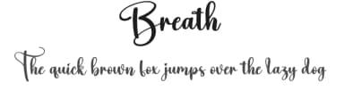 Breath by Scratchones — Script Handwritten Font — thumbnail 1