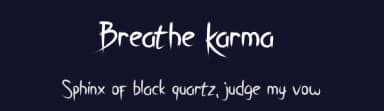 Breathe Karma by madeDeduk — Script Handwritten Font — thumbnail 2