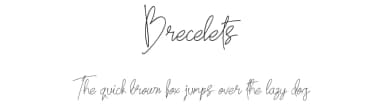 Brecelets by Muhammad Hasan — Script Handwritten Font — thumbnail 1