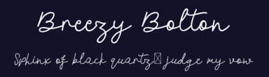 Breezy Bolton by Edric Studio — Script Handwritten Font — thumbnail 2