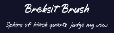 Breksit Brush by Tezar Tantular — Script Handwritten Font — thumbnail 2