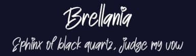 Brellania by Metal Studio — Script Handwritten Font — thumbnail 2